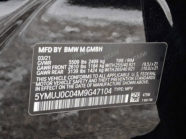 2021 BMW X4 M Sports Activity Coupe
