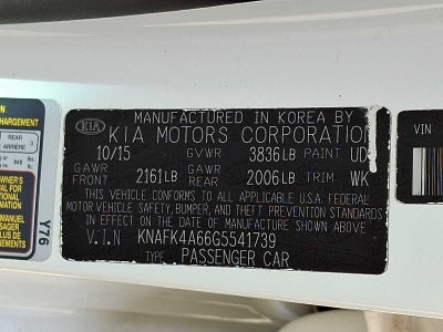 2016 Kia Forte 4dr Sdn Man LX