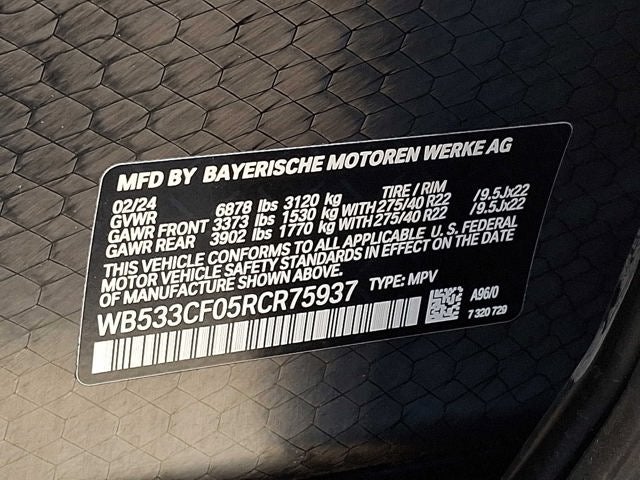 2024 BMW iX M60 Sports Activity Vehicle