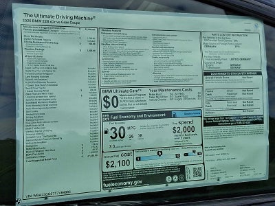 2026 BMW 2 Series 228 xDrive Gran Coupe