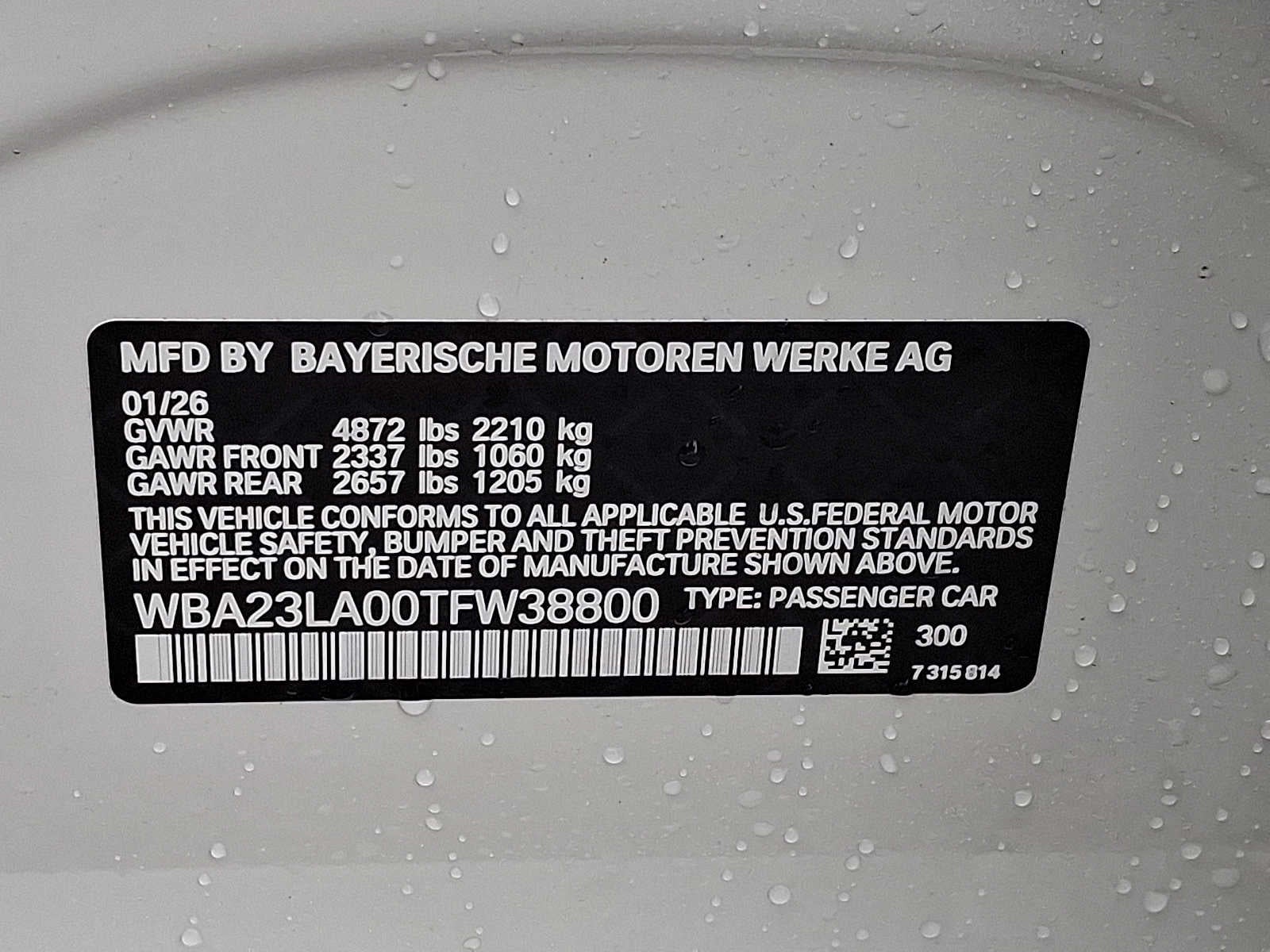 2026 BMW 3 Series 330i xDrive Sedan *Ltd Avail*