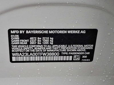 2026 BMW 3 Series 330i xDrive Sedan *Ltd Avail*