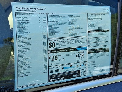 2026 BMW 3 Series 330i xDrive Sedan *Ltd Avail*