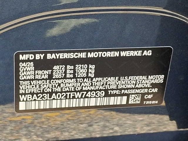 2026 BMW 3 Series 330i xDrive Sedan *Ltd Avail*
