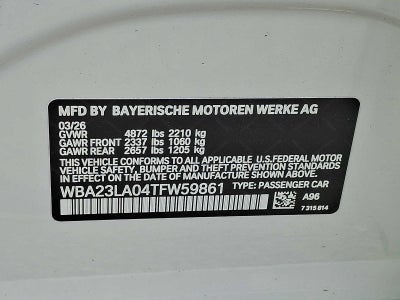 2026 BMW 3 Series 330i xDrive Sedan *Ltd Avail*