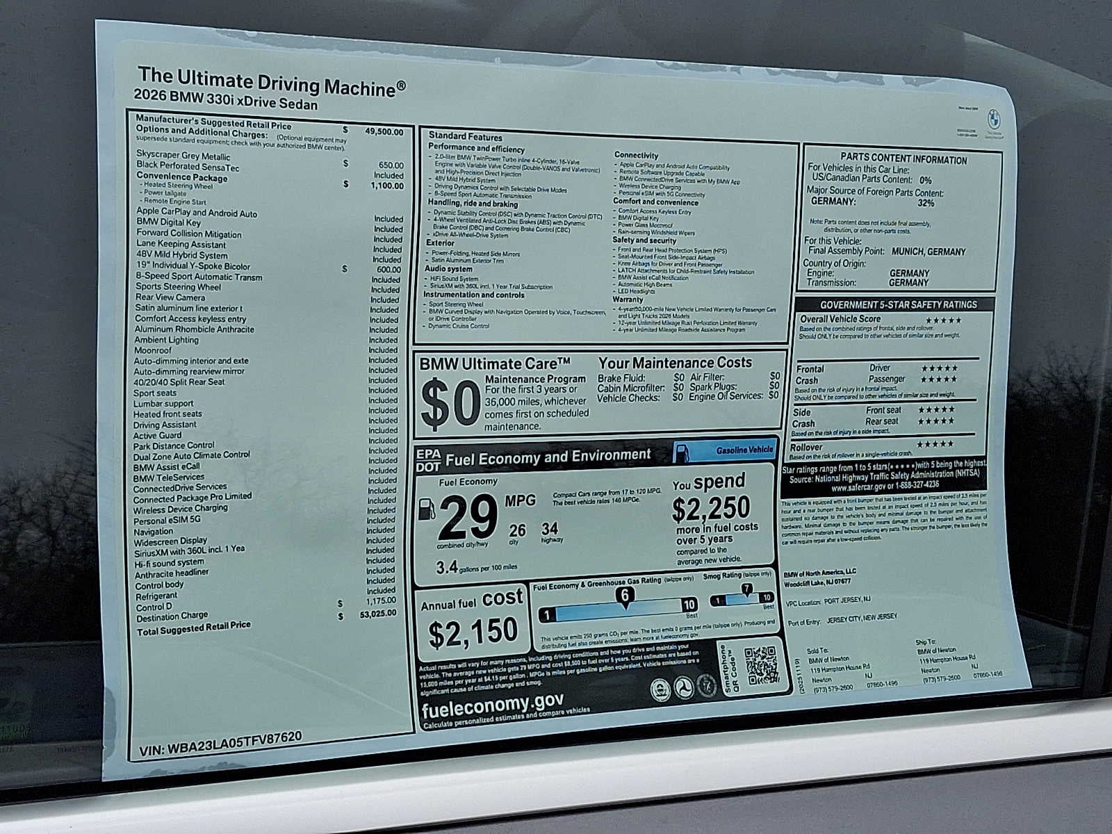 2026 BMW 3 Series 330i xDrive Sedan