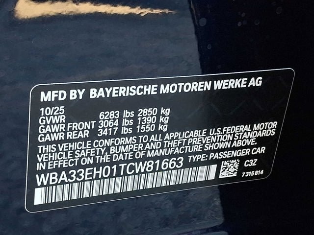 2026 BMW 7 Series 740i xDrive Sedan