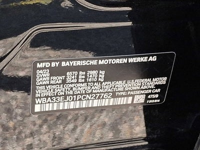 2023 BMW 7 Series 760i xDrive Sedan