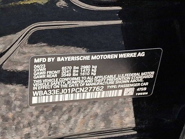 2023 BMW 7 Series 760i xDrive Sedan