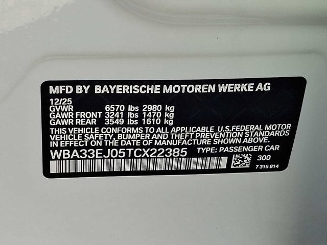 2026 BMW 7 Series 760i xDrive Sedan