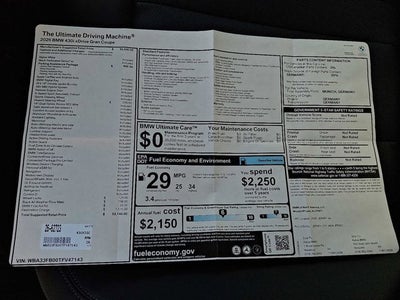 2026 BMW 4 Series 430i xDrive Gran Coupe