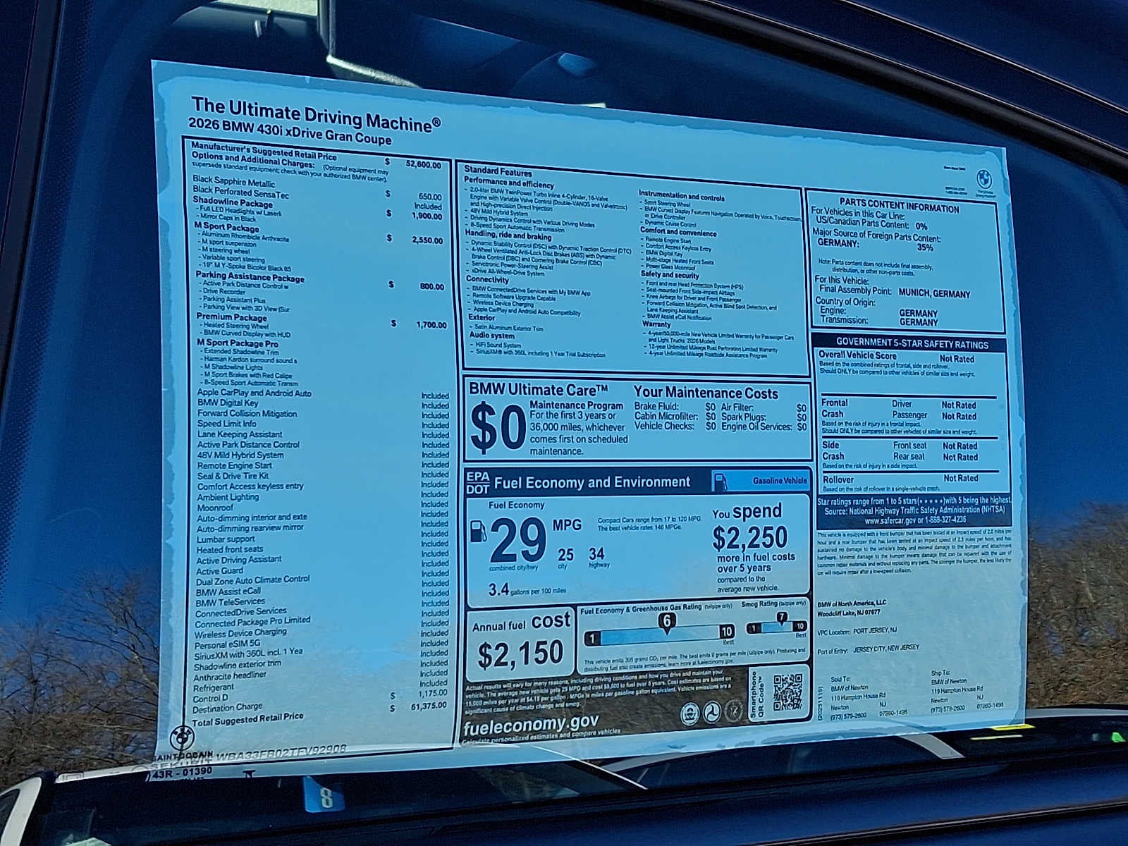 2026 BMW 4 Series 430i xDrive Gran Coupe