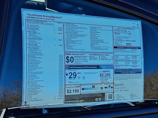 2026 BMW 4 Series 430i xDrive Gran Coupe