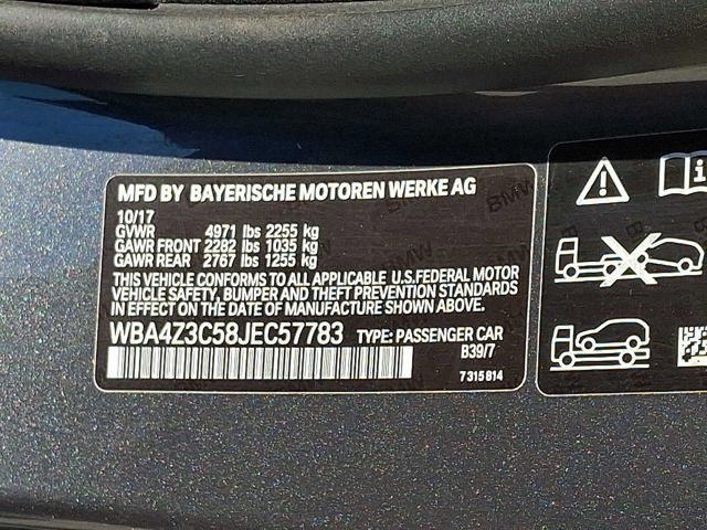 2018 BMW 4 Series 430i xDrive Convertible