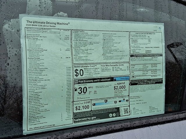 2026 BMW 5 Series 530i xDrive Sedan