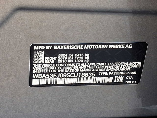 2025 BMW 5 Series 530i xDrive Sedan
