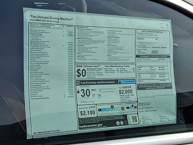 2026 BMW 4 Series 430i xDrive Coupe