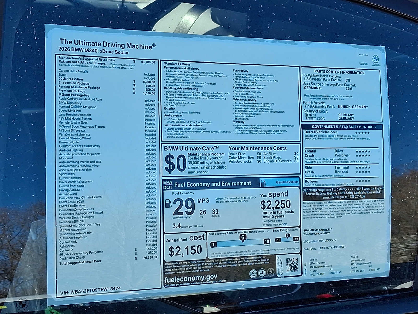 2026 BMW 3 Series M340i xDrive Sedan *Ltd Avail*