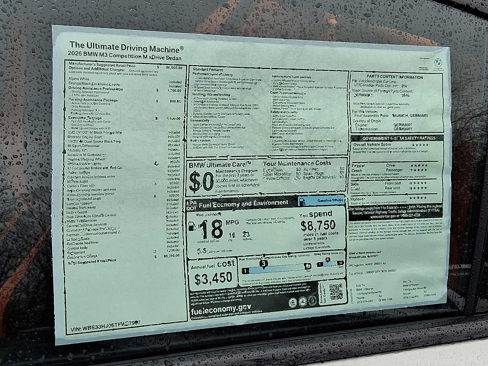 2026 BMW M3 Competition xDrive Sedan