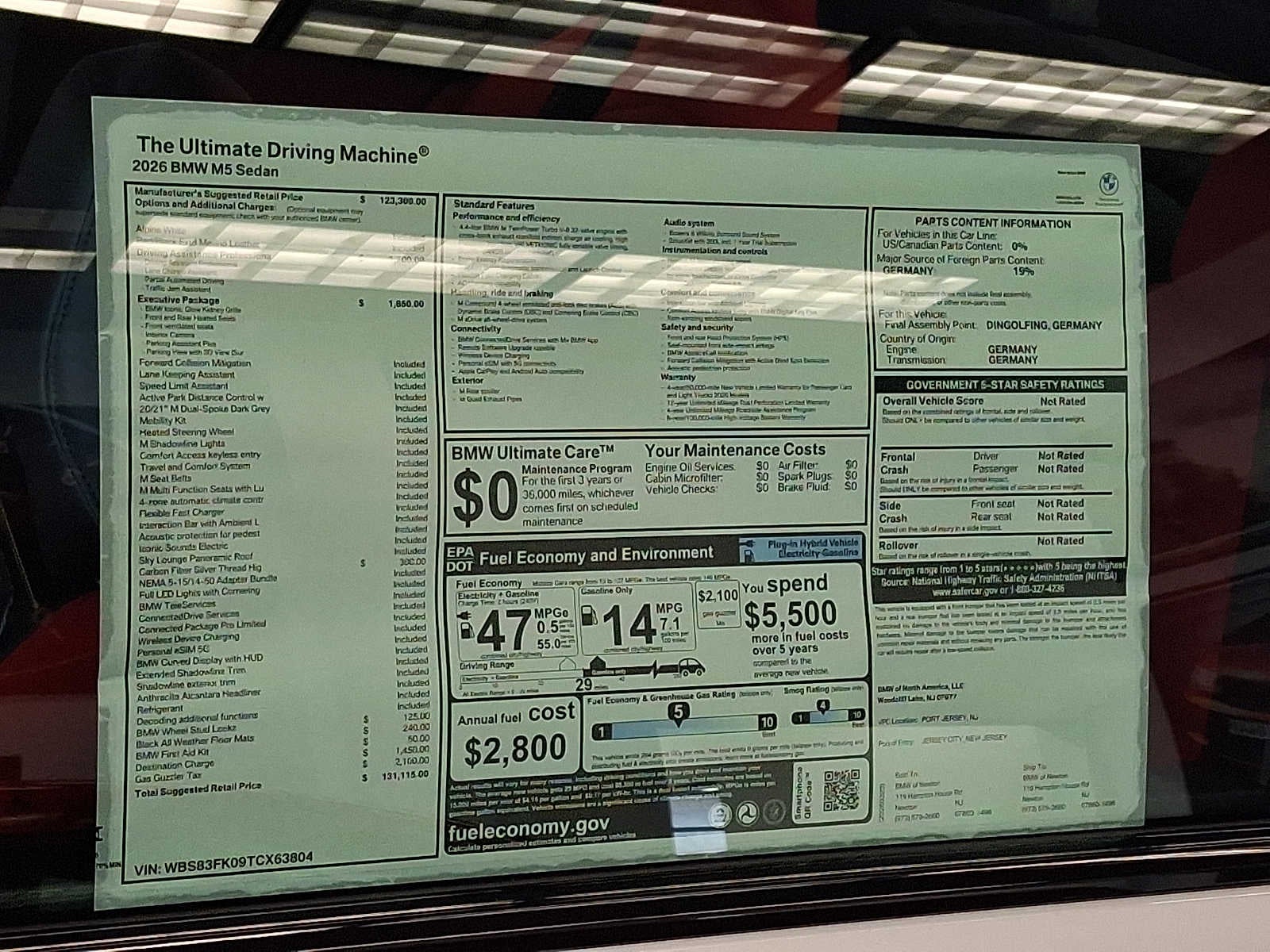 2026 BMW M5 Sedan