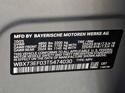 2026 BMW X1 xDrive28i Sports Activity Vehicle