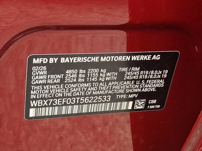 2026 BMW X1 xDrive28i Sports Activity Vehicle