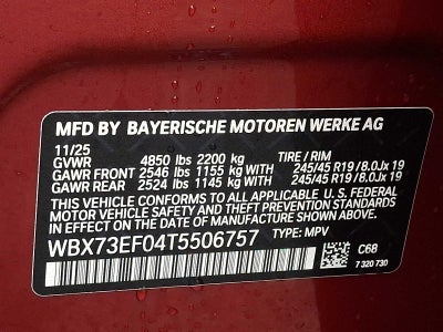 2026 BMW X1 xDrive28i Sports Activity Vehicle