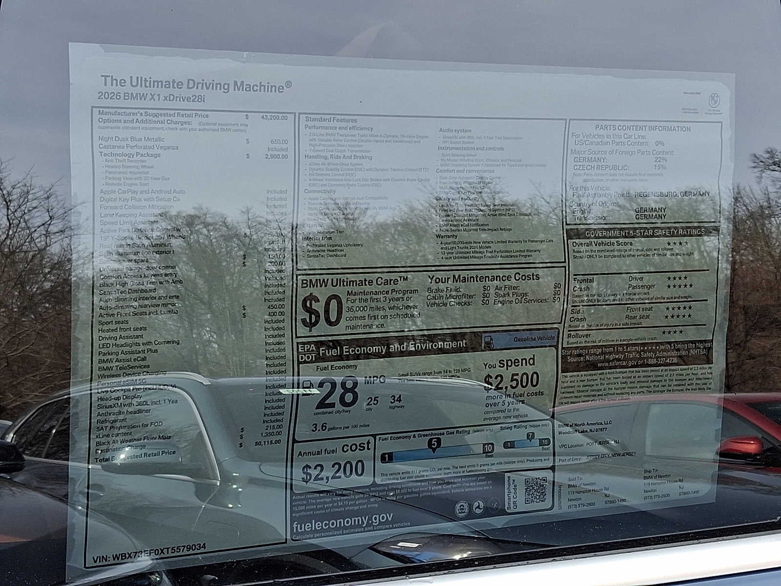 2026 BMW X1 xDrive28i Sports Activity Vehicle