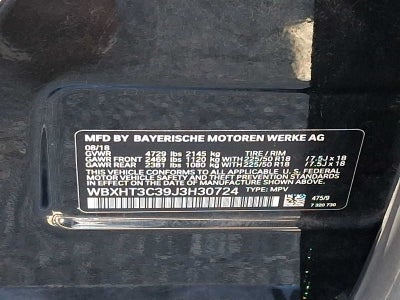 2018 BMW X1 xDrive28i Sports Activity Vehicle