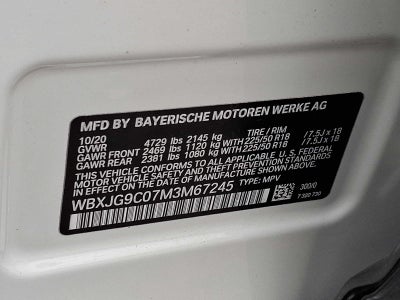 2021 BMW X1 xDrive28i Sports Activity Vehicle