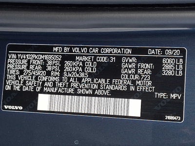 2021 Volvo XC90 T5 AWD Momentum 7P