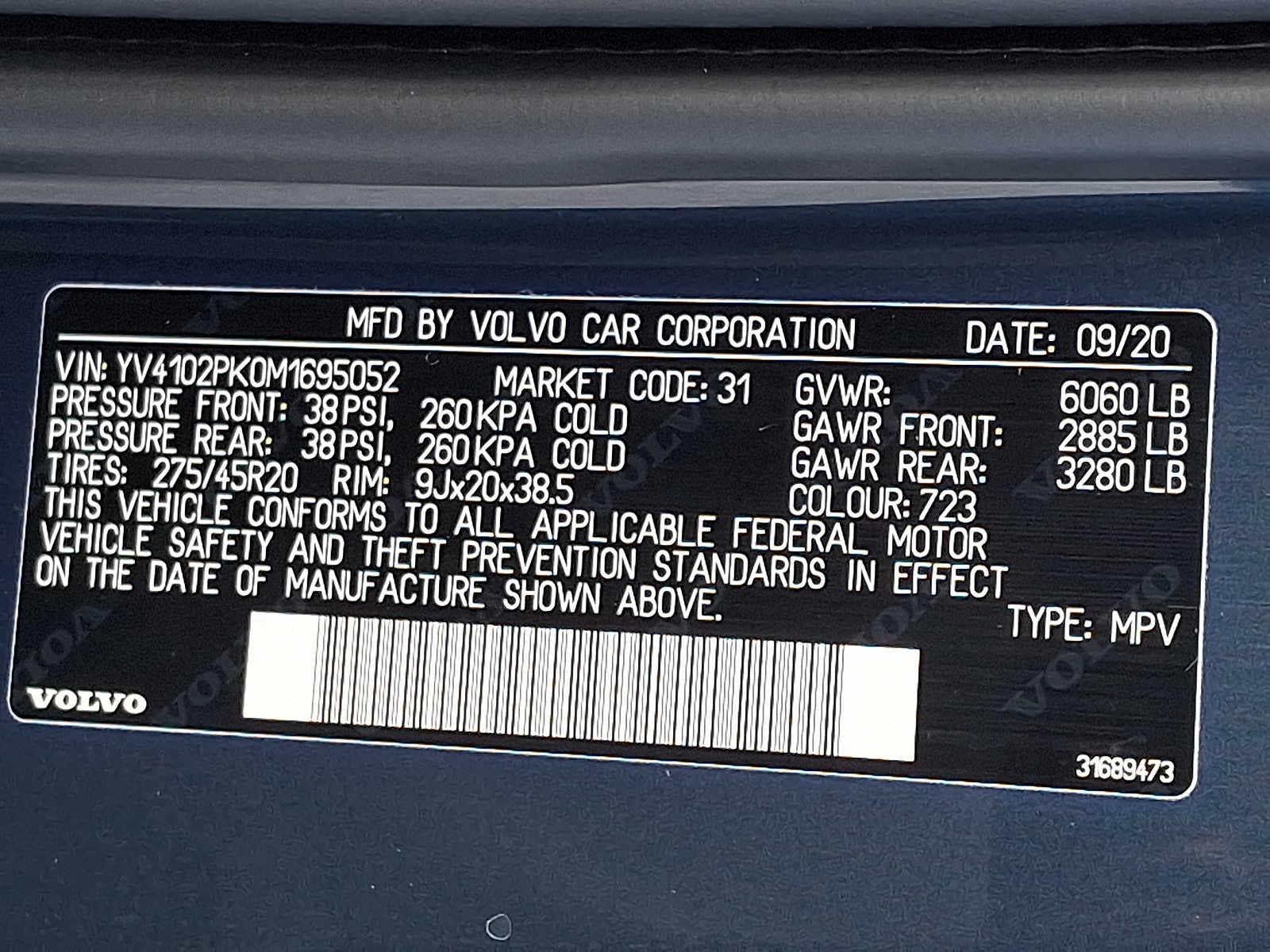 2021 Volvo XC90 T5 AWD Momentum 7P