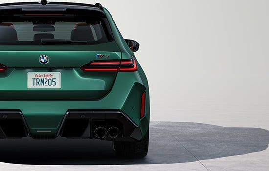 Rear shot of BMW M5 Touring showing the flared wheel arches. | BMW of Newton in Newton NJ