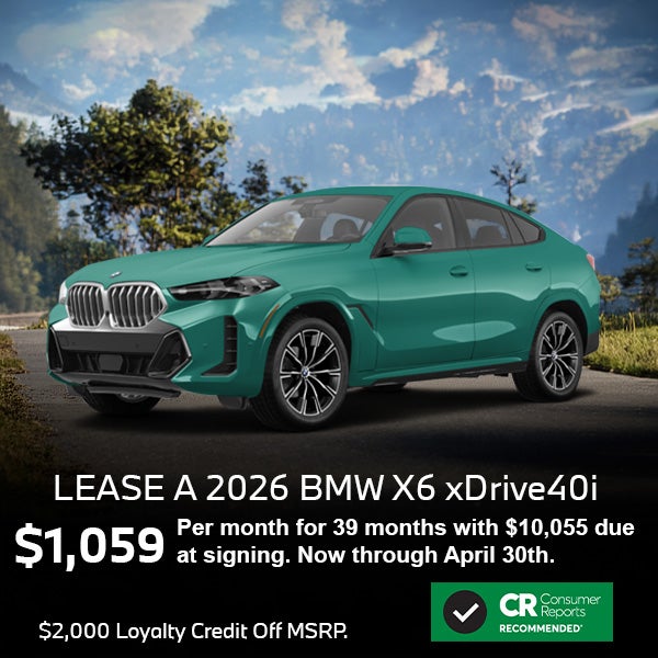 Lease a 2026 BMW X6 xDrive40i