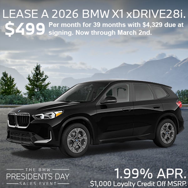 Lease a 2026 BMW X1 xDrive28i
