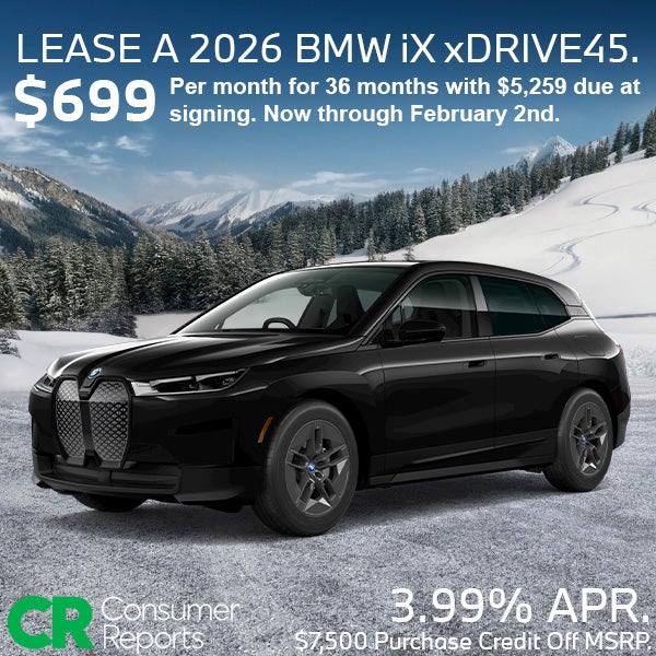 Lease a 2026 BMW iX xDrive45