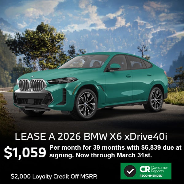 Lease a 2026 BMW X6 xDrive40i