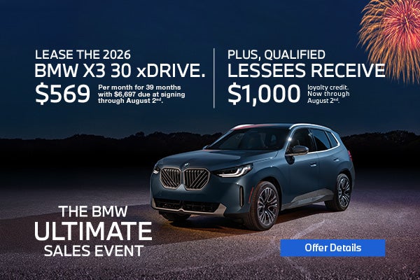 Low Lease BMW X3 Newton NJ