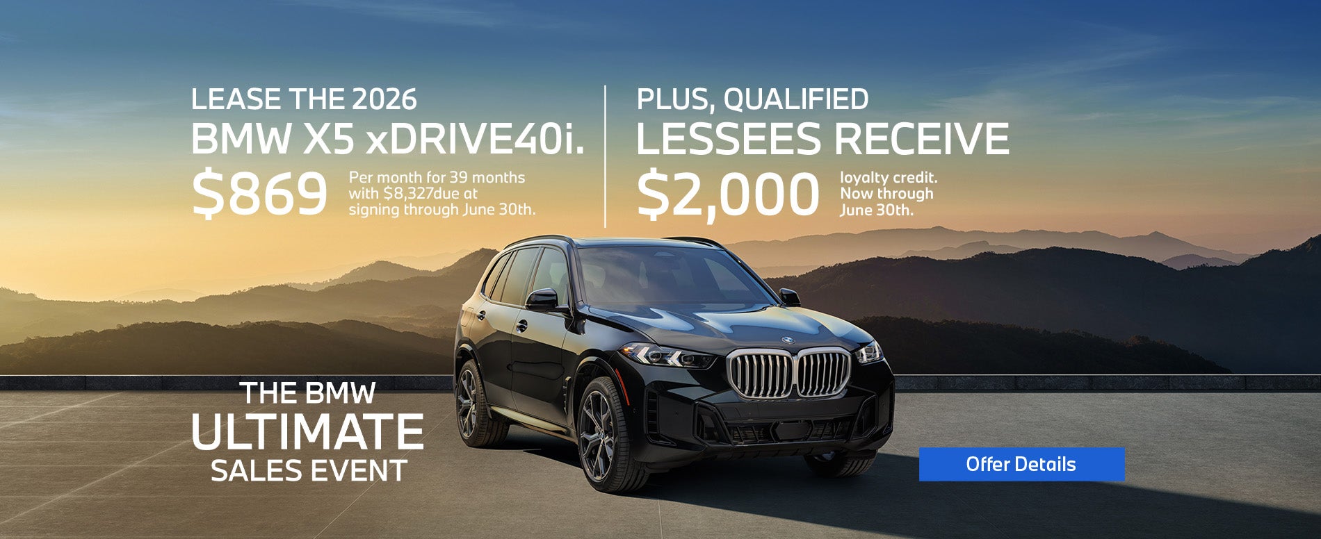 Lease or Finance BMW X5 in Newton NJ